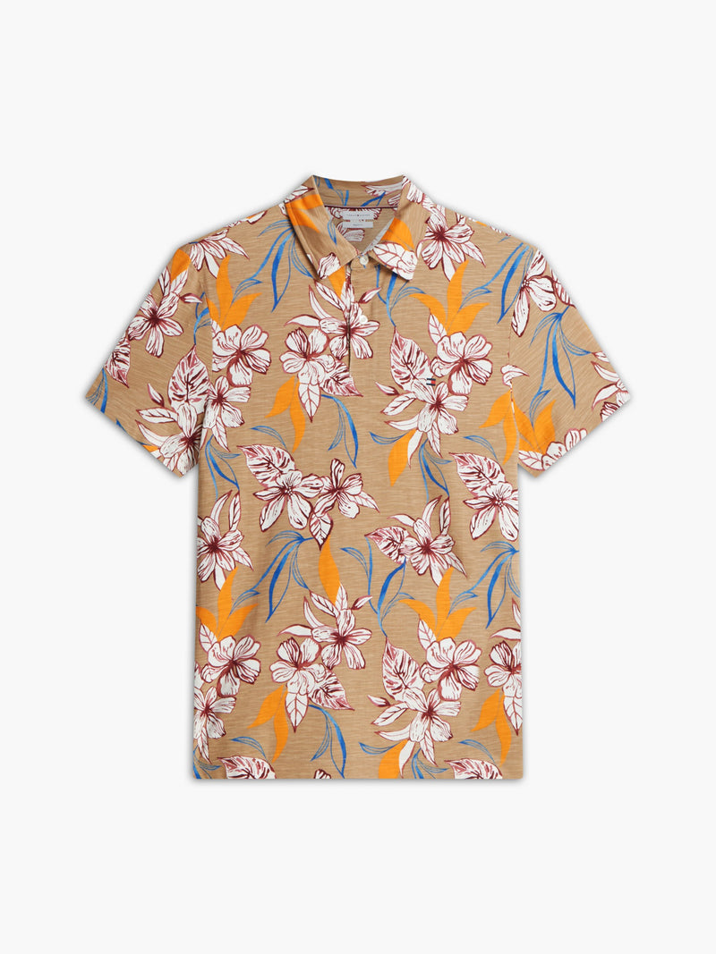 Regular Fit Floral Printed Polo