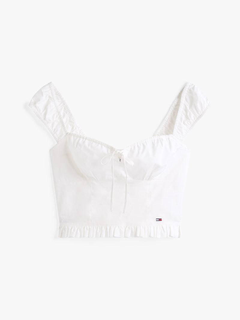 Cropped Solid Top