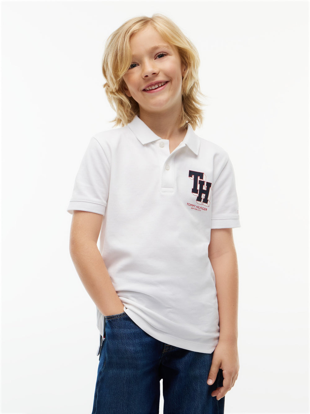 Kids Stretch Polo