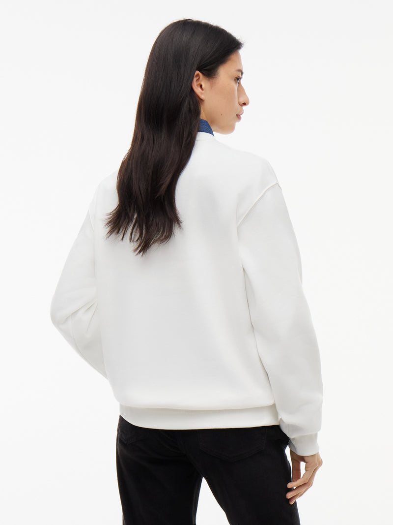 Relaxed Fit Fleece Sweatshirt