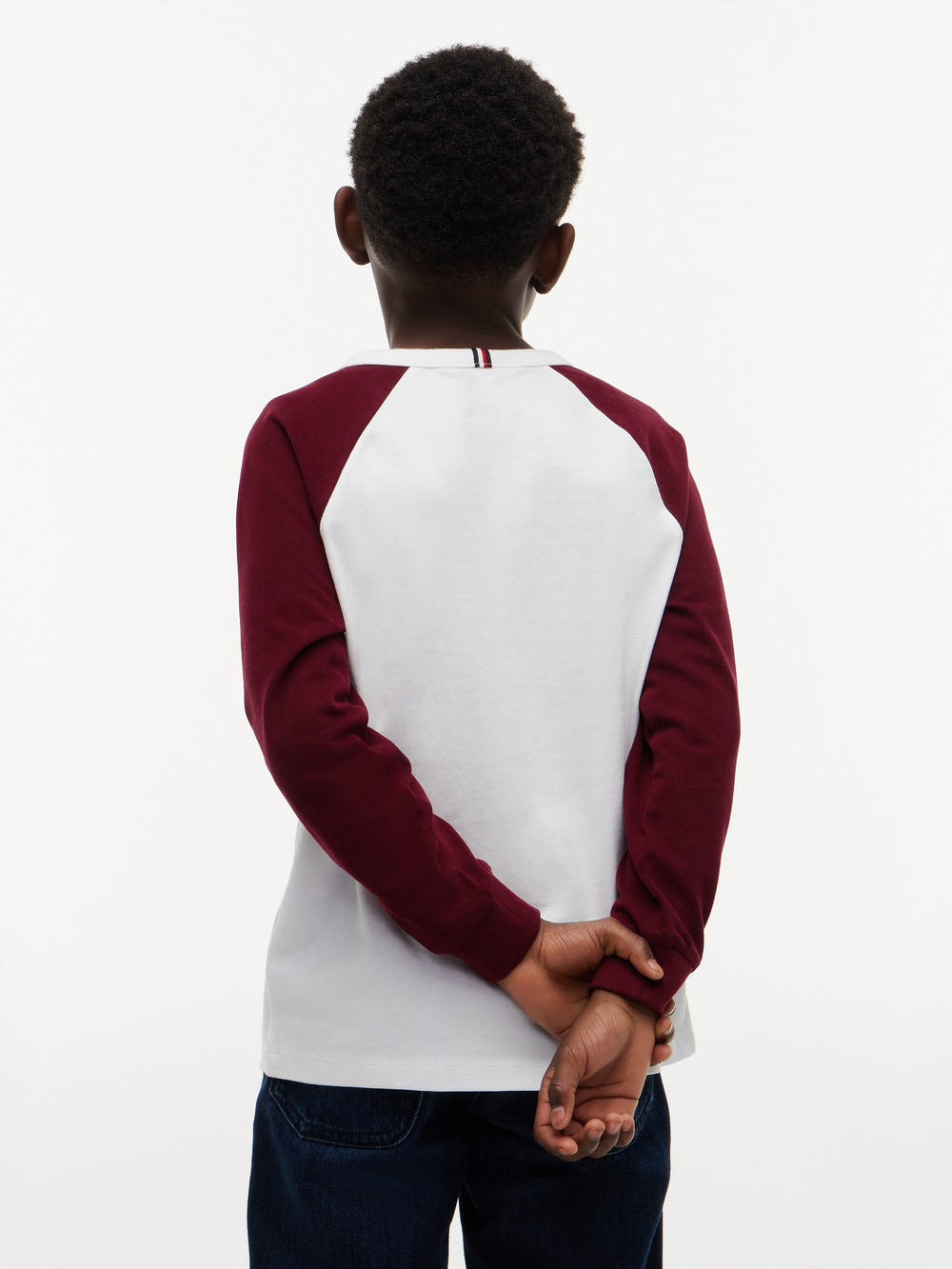 Kids Long-Sleeve Color Block T-Shirt