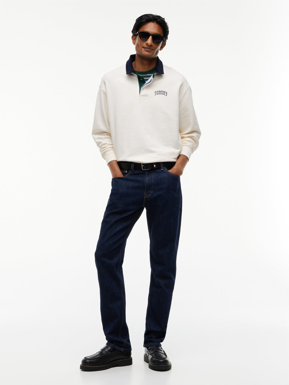 Relaxed Fit Rugby Polo