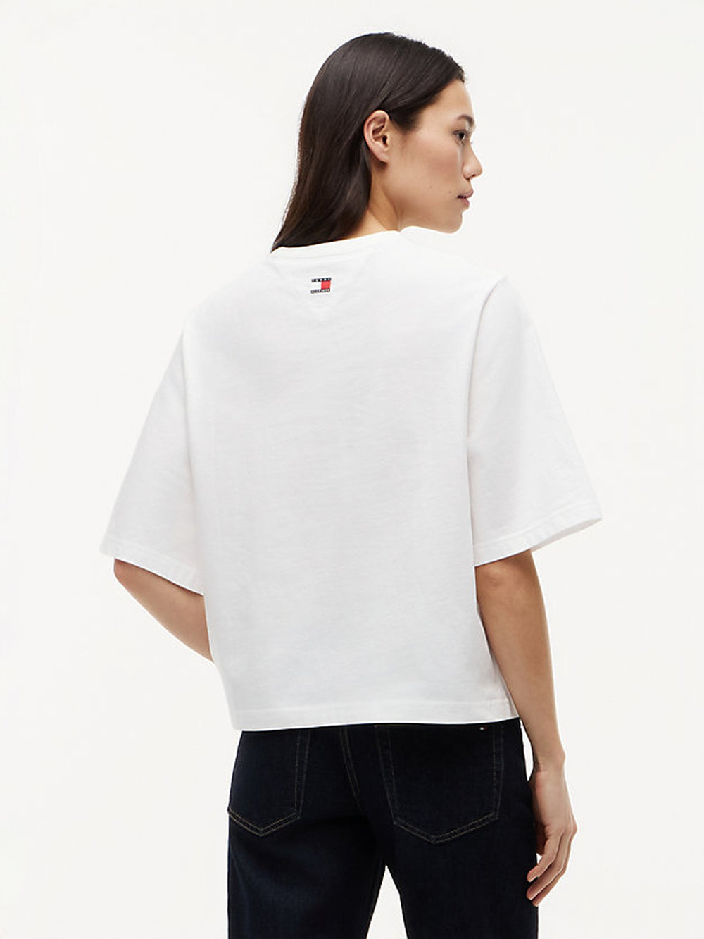 Solid Relaxed Fit Short Sleeve Cotton Jersey T-Shirt