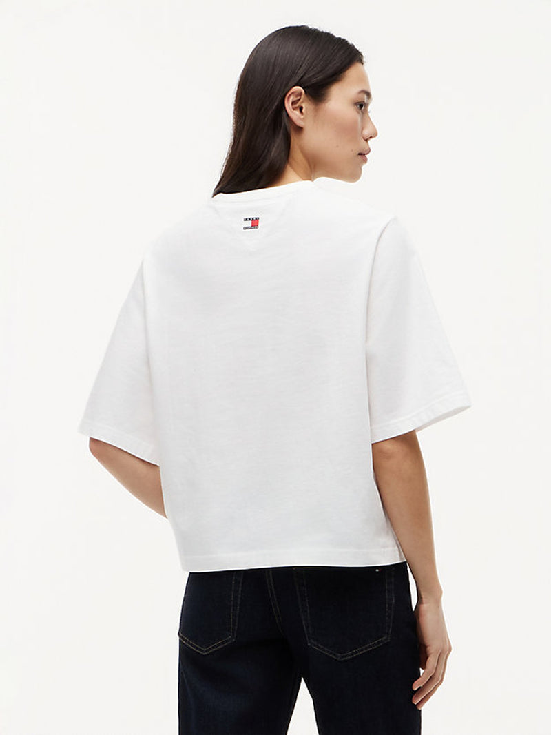 Solid Relaxed Fit Short Sleeve Cotton Jersey T-Shirt