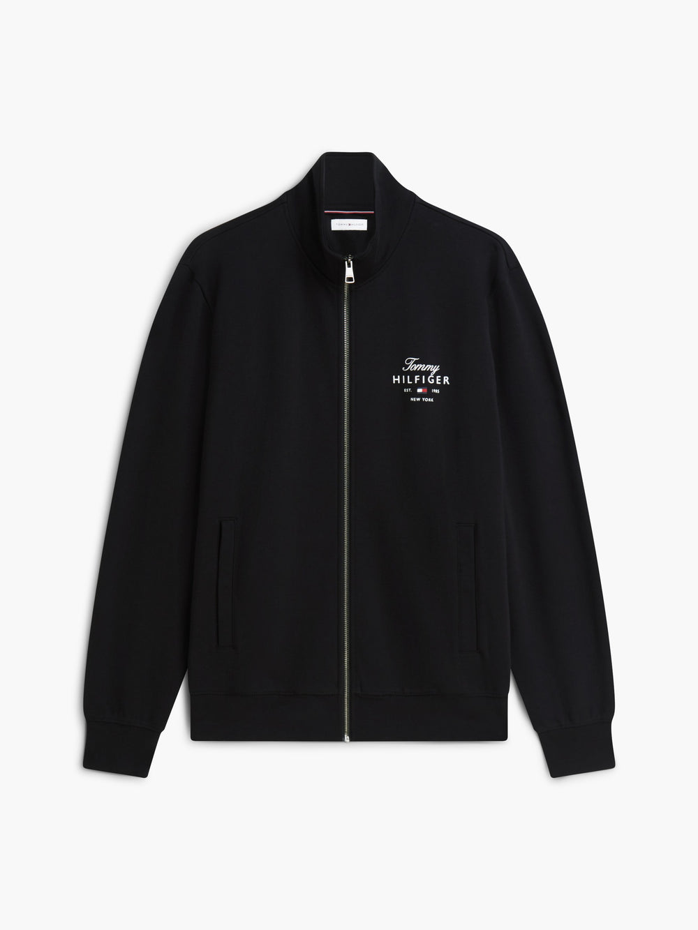 Zip Thru Terry Pullover