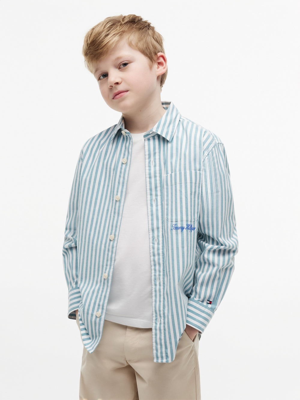 Kids Stretch Stripe Shirt