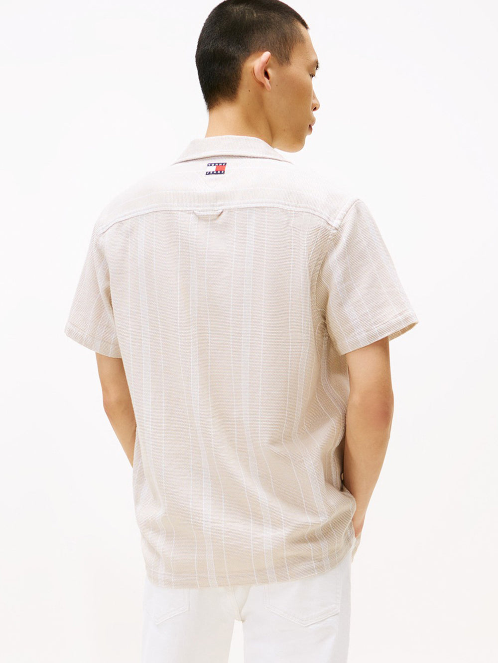 Regular Fit Stripe Textured Shirt