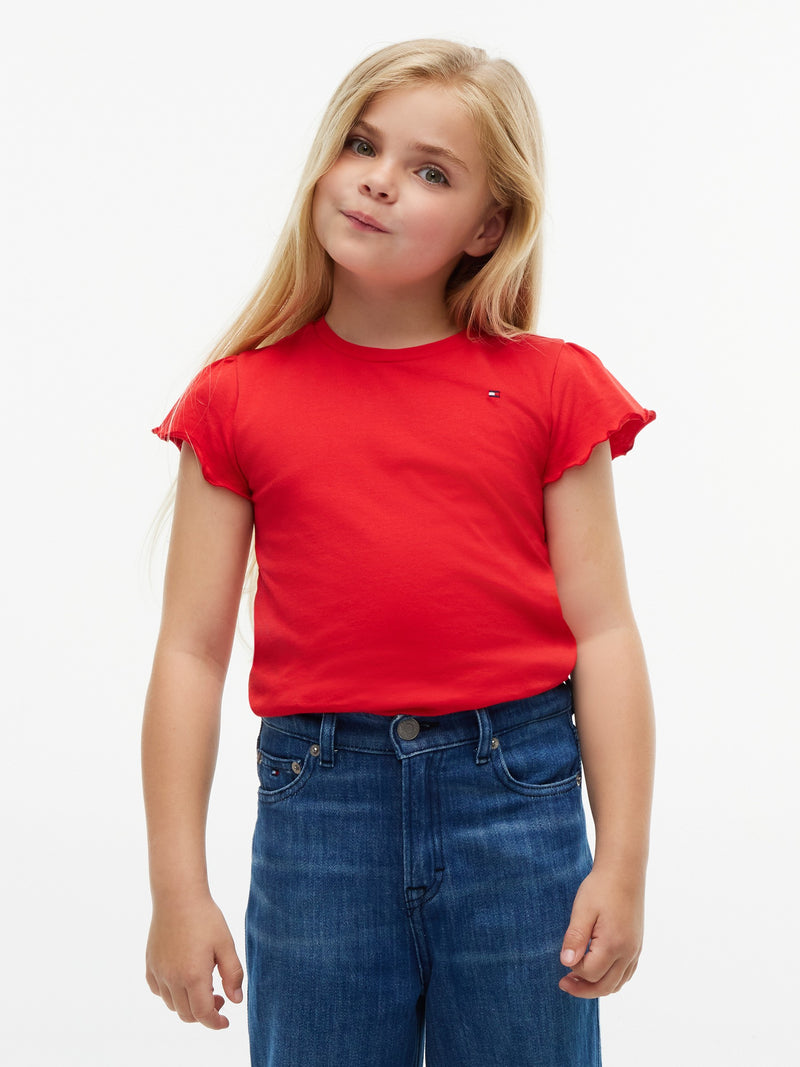 Kids Ruffle Sleeve T-Shirt
