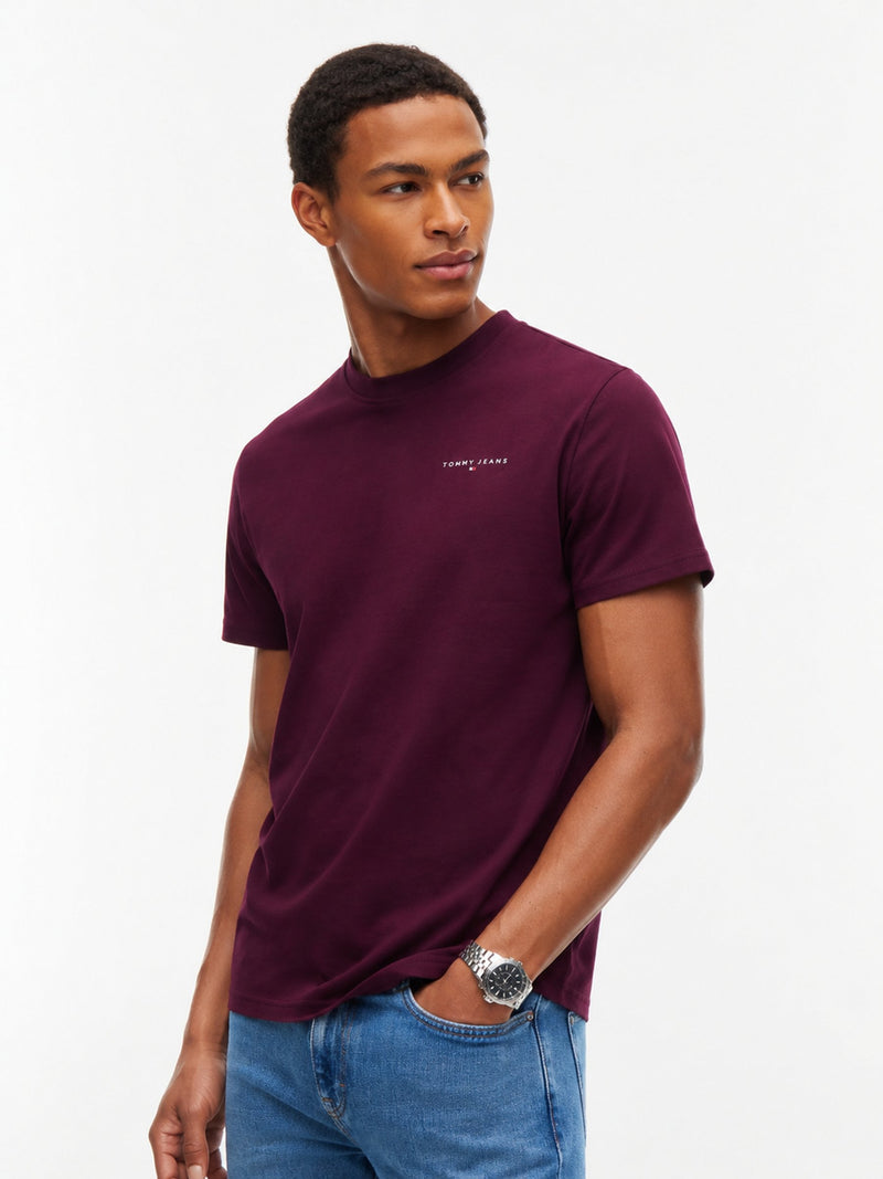 Slim Fit Linear Logo T-Shirt