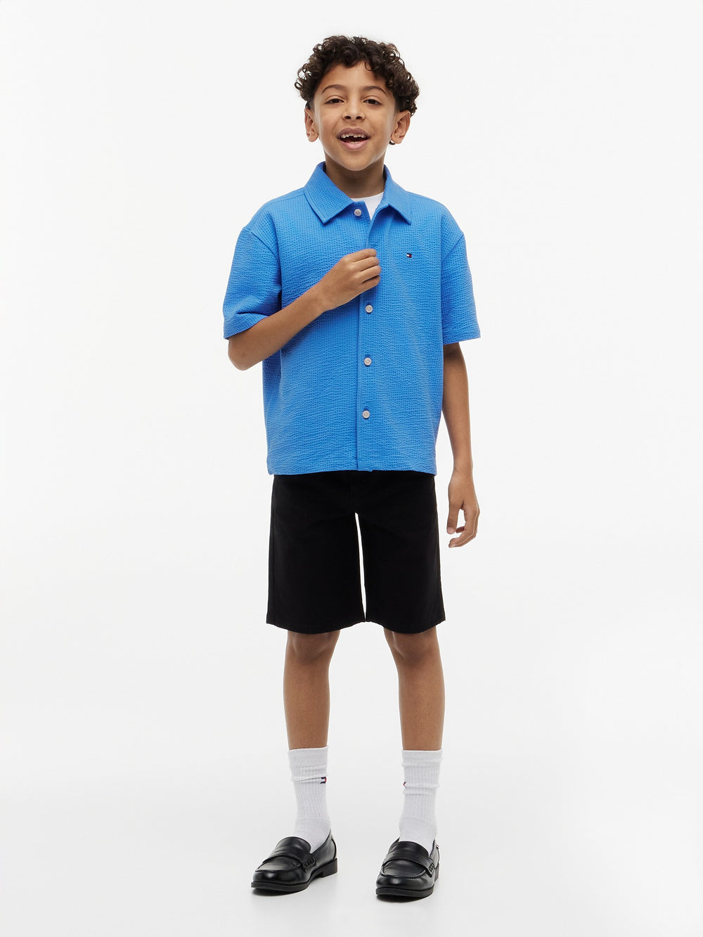 Kids Seersucker Shirt