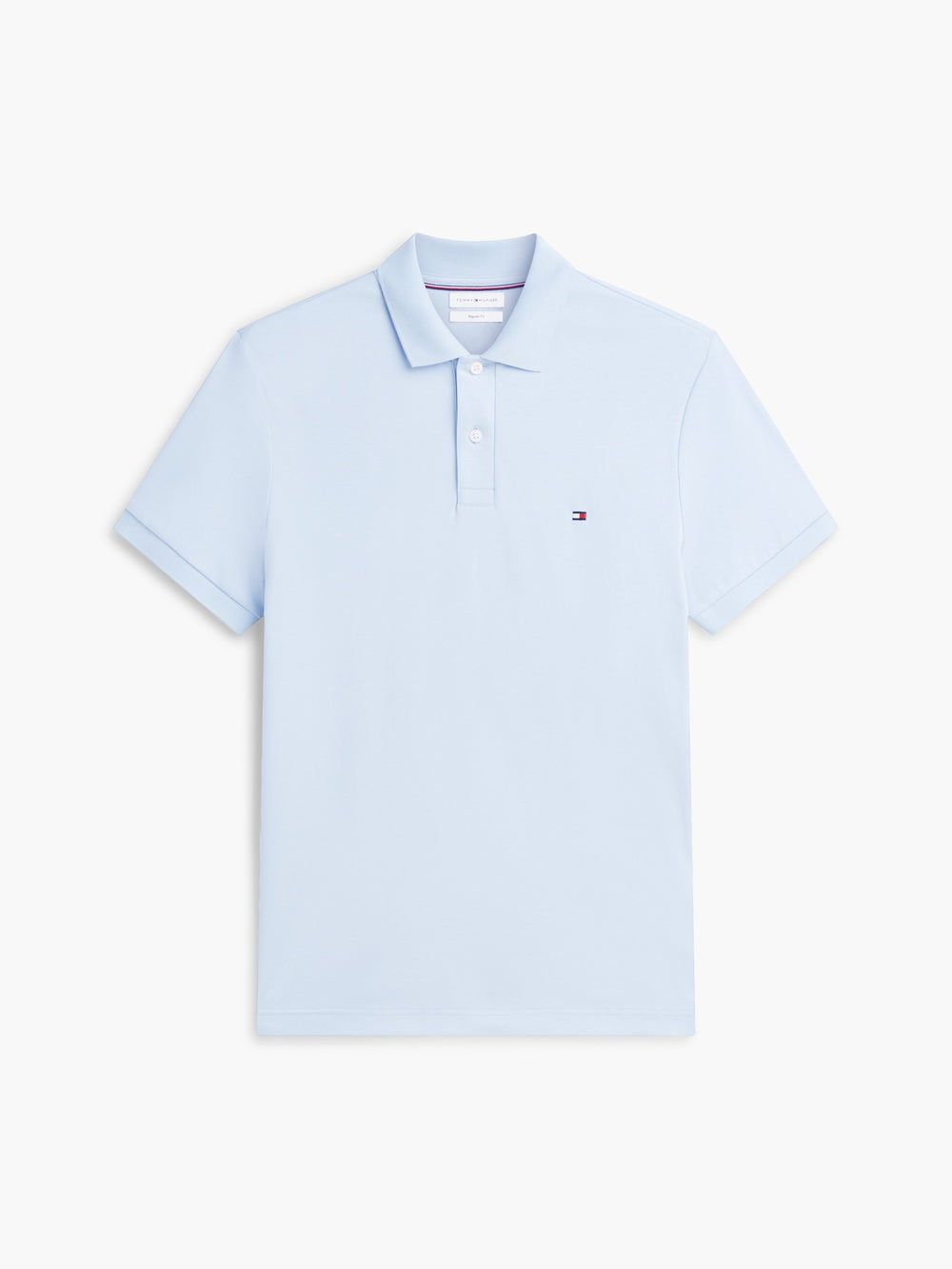 Regular Fit Solid Liquid Cotton Polo