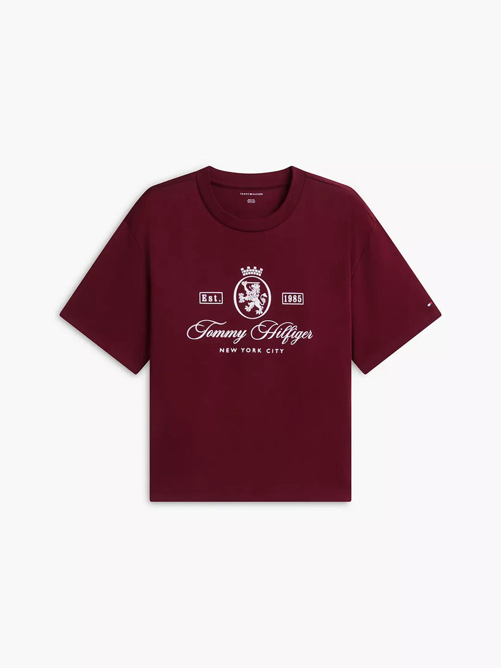 Solid Relaxed Fit Half Sleeve Interlock T-Shirt