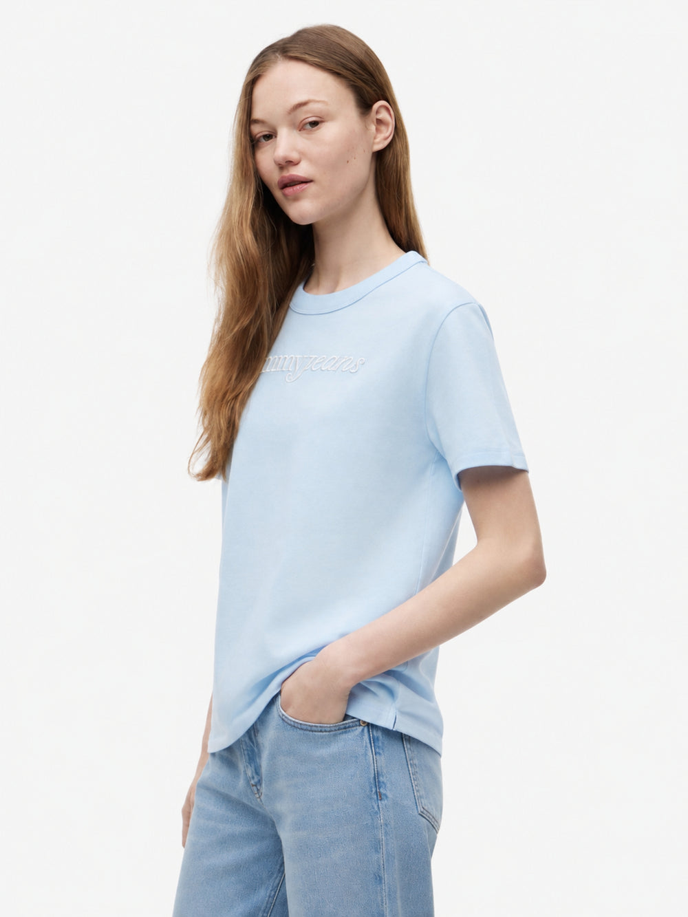 Solid Relaxed Fit Half Sleeve Cotton Jersey T-Shirt
