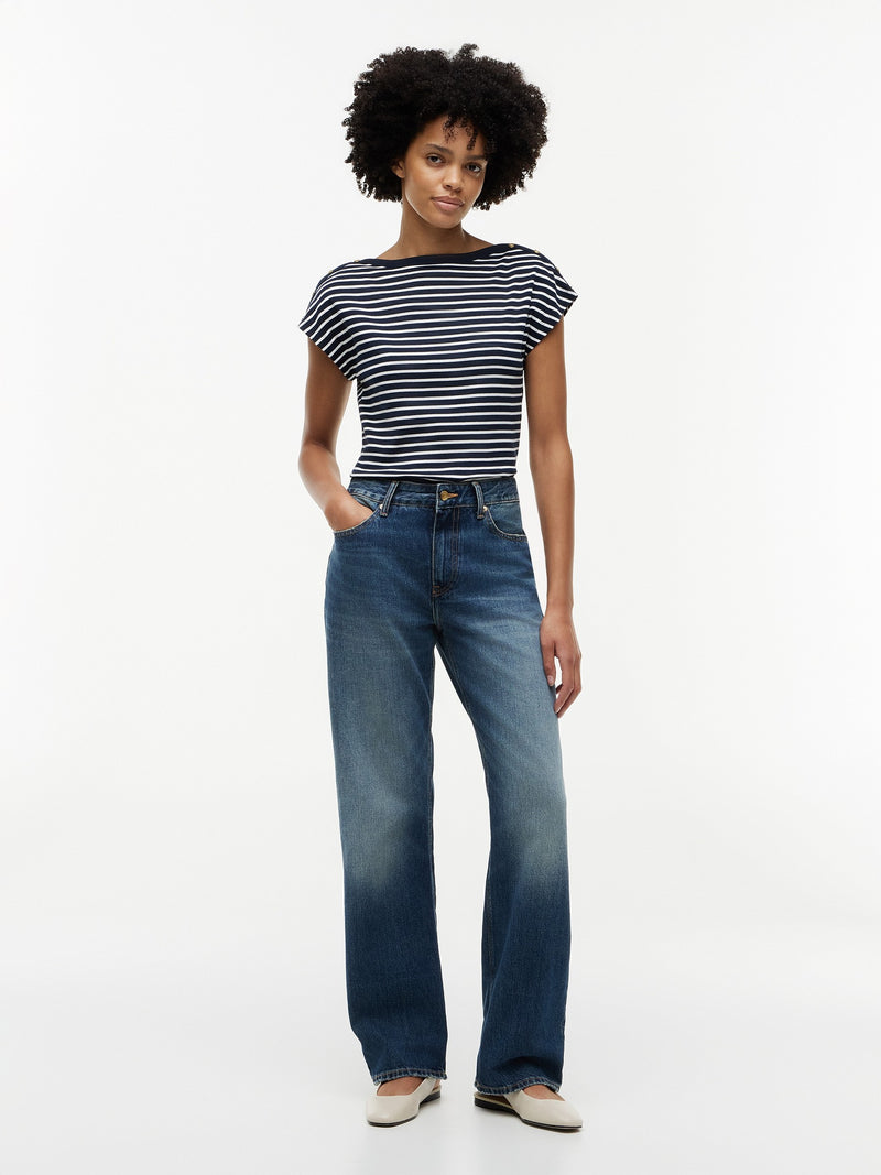 Stripe Regular Fit Half Sleeve Cody T-Shirt