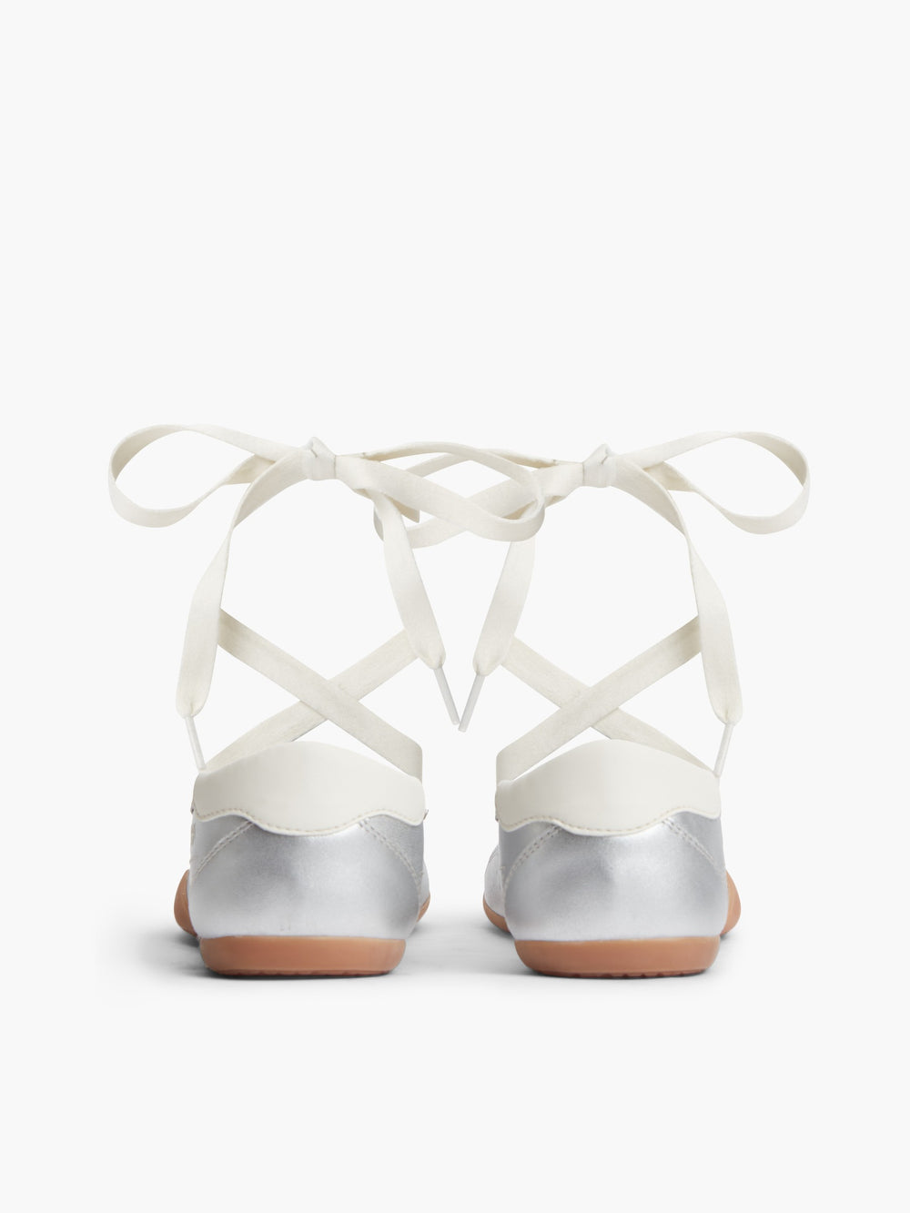 Women Metallic Print Ballerina