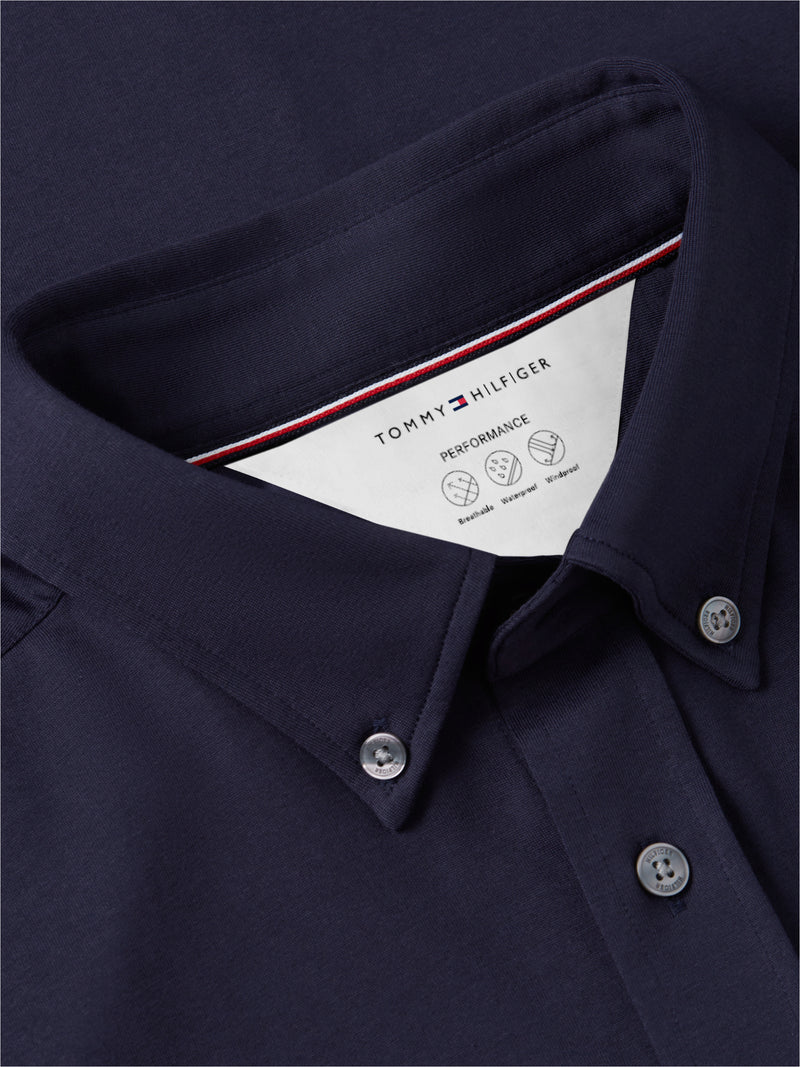 Slim Fit Solid Performance Shirt