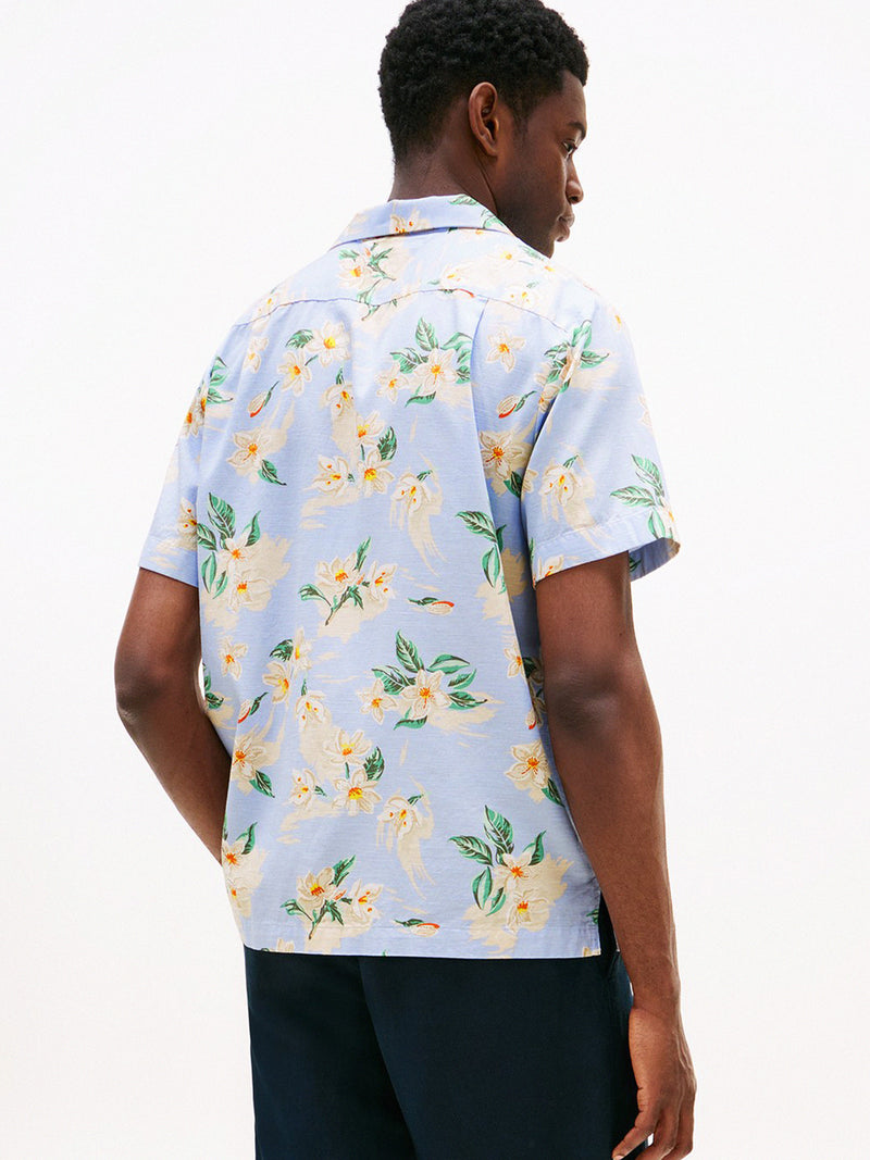 Regular Fit Poplin Print Shirt