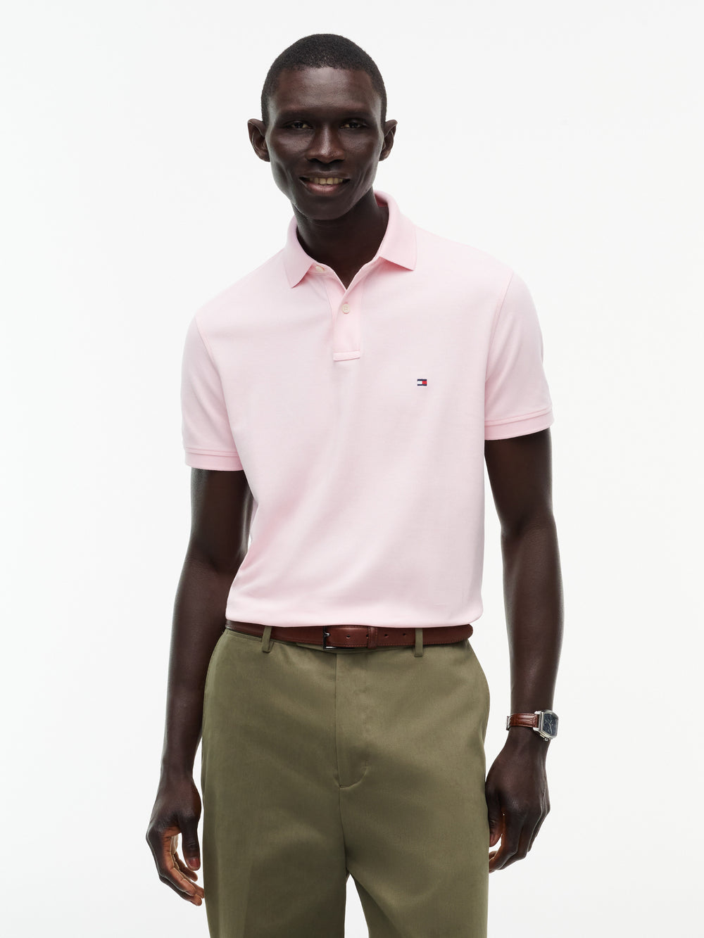 Regular Fit Solid Pique Polo