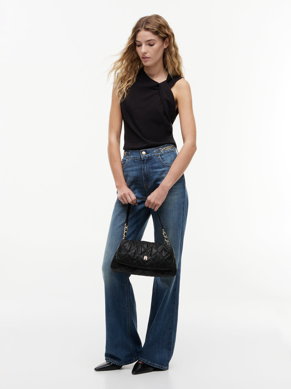 Embossed Pu Rectangle Bag