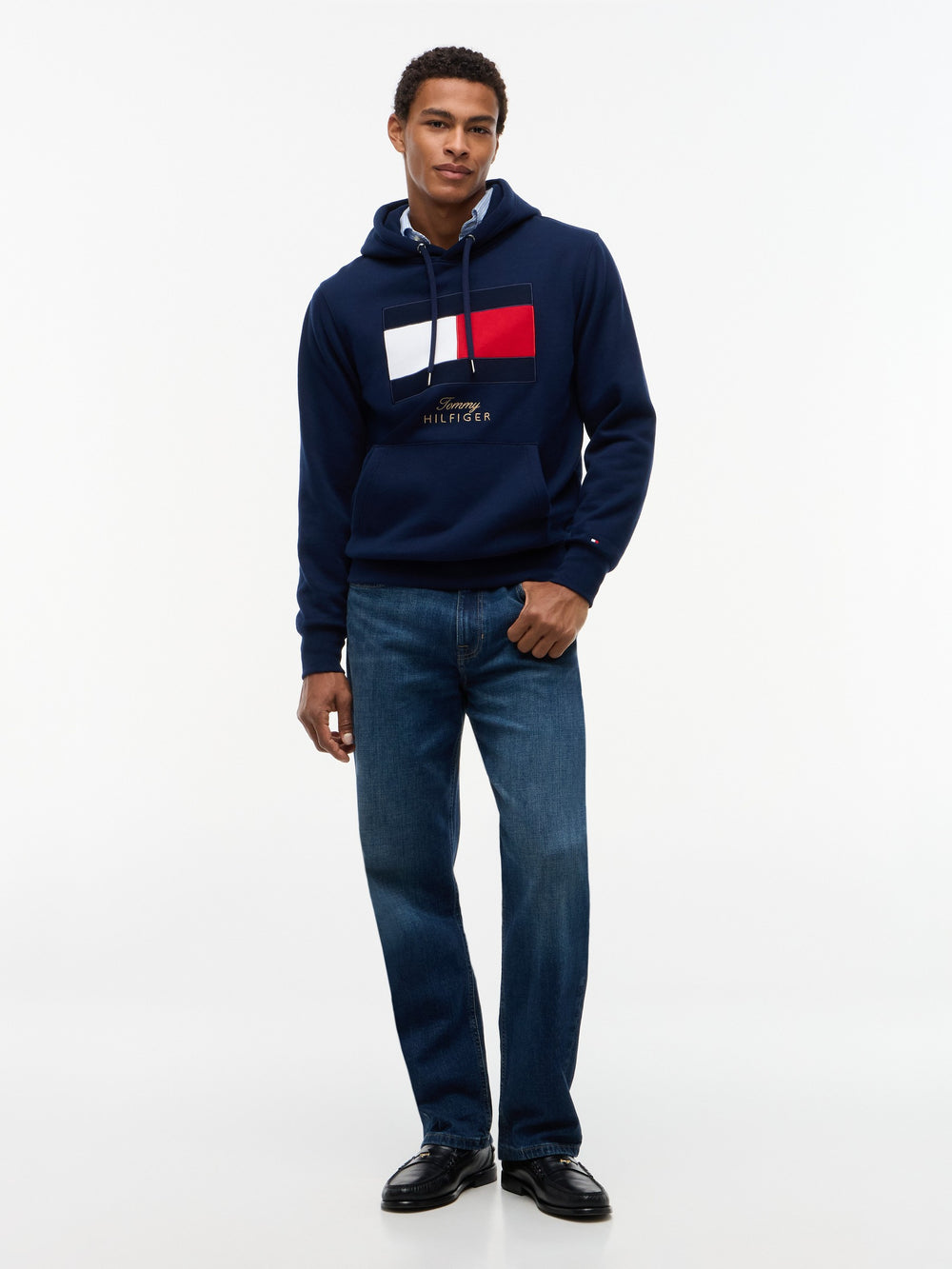 Flag Logo Fleece Hoodie