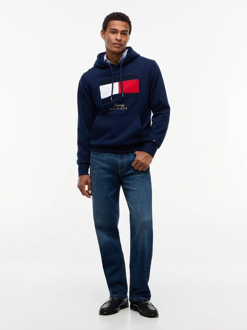 Flag Logo Fleece Hoodie