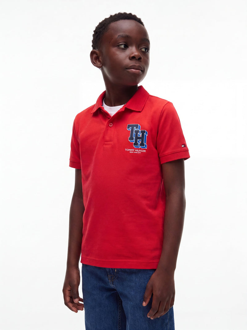 Kids Stretch Polo