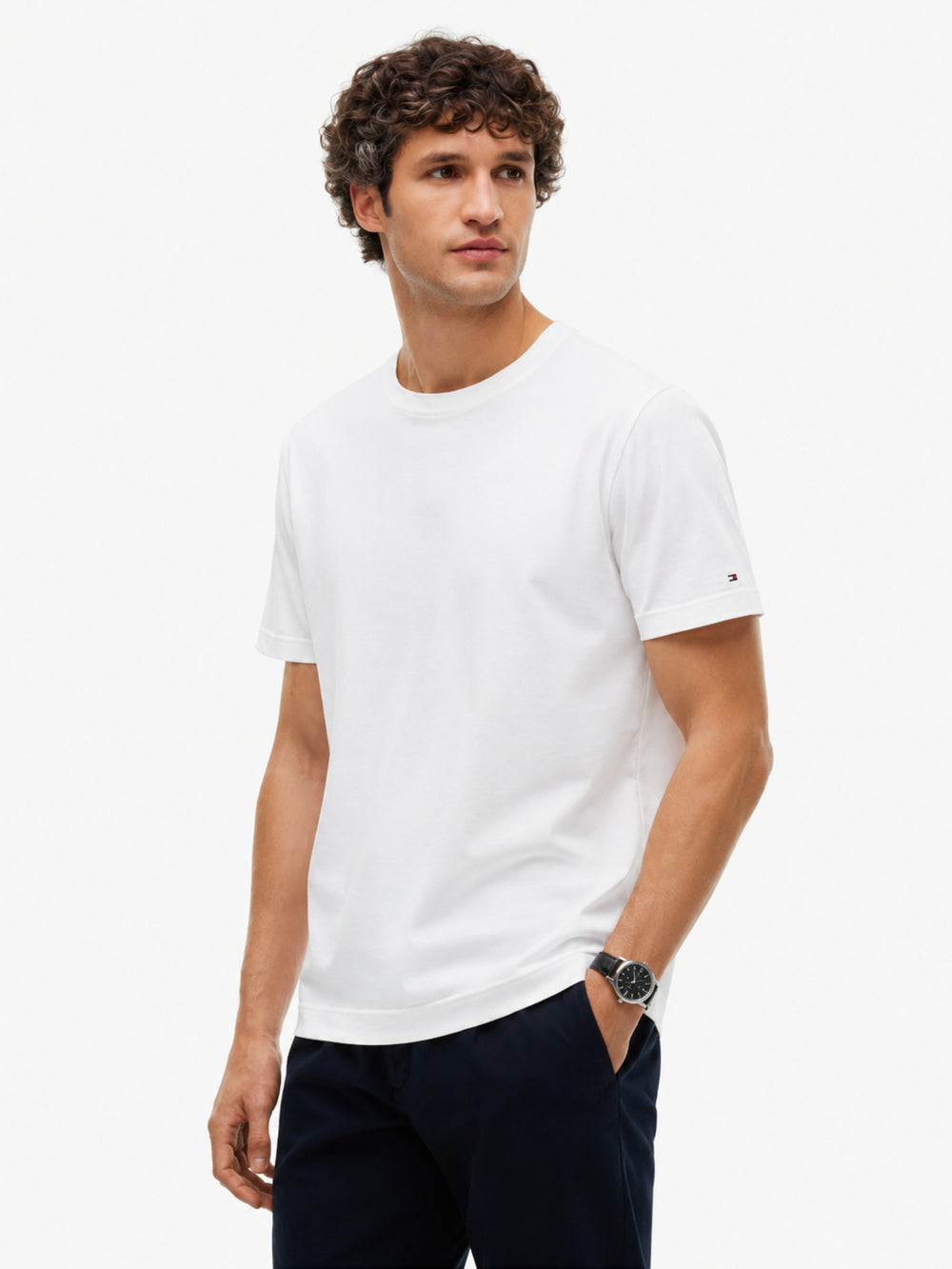 Regular Fit Solid Tshirt
