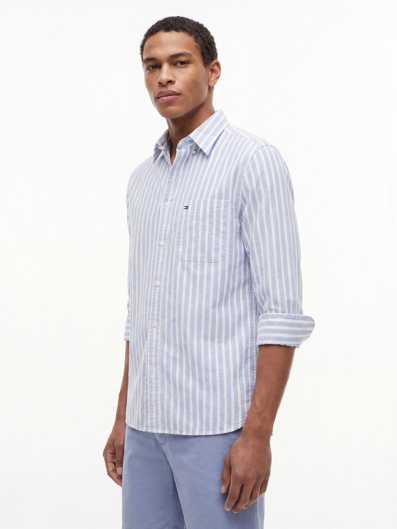 Regular Fit Stripe Oxford Shirt
