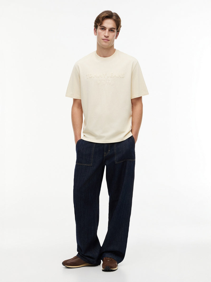 90S Fit Washed Patchwork T-Shirt