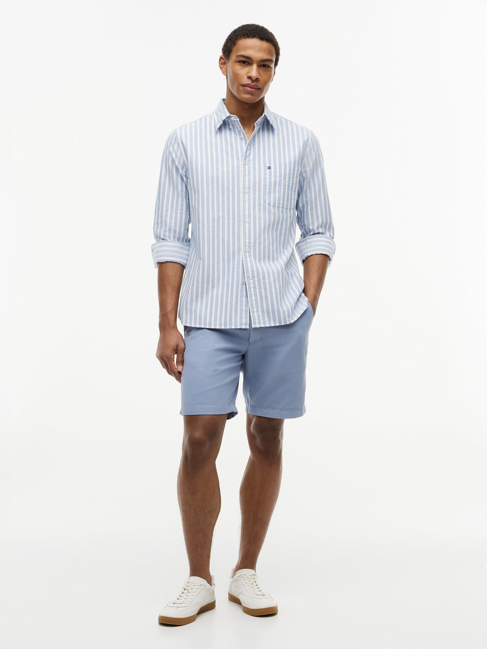 Regular Fit Stripe Oxford Shirt