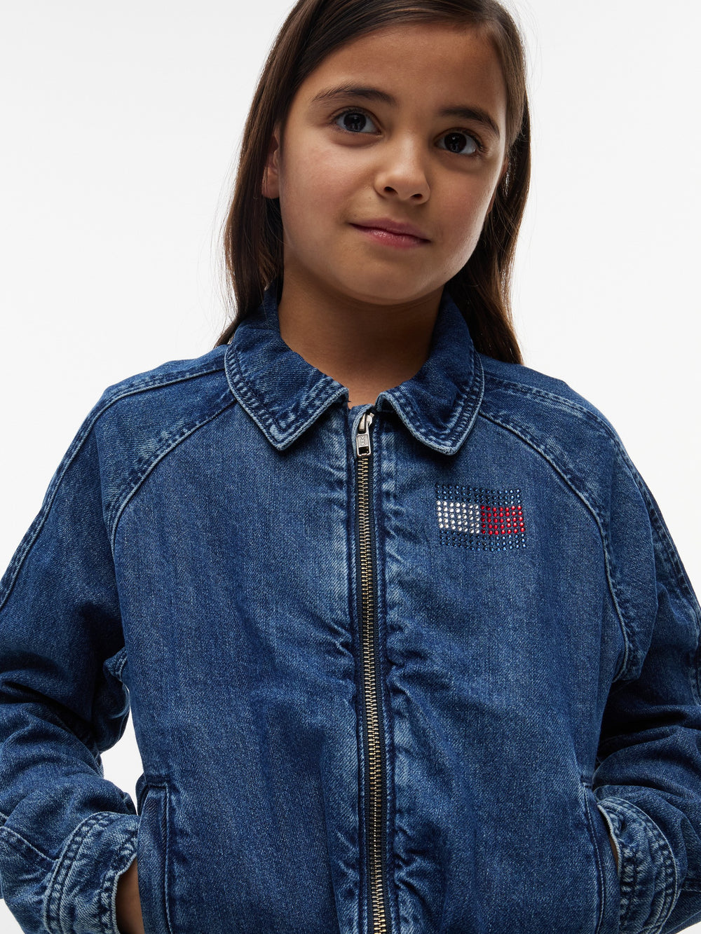Kids Long-Sleeve Stripe Sweatshirt Dress