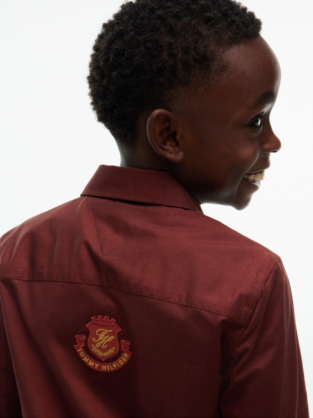 Kids Solid Stretch Shirt
