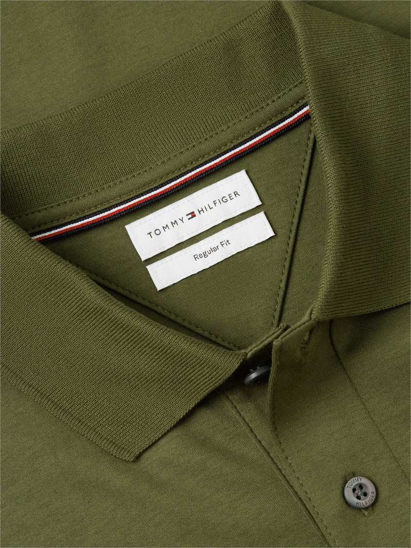 Regular Fit Solid Liquid Cotton Polo
