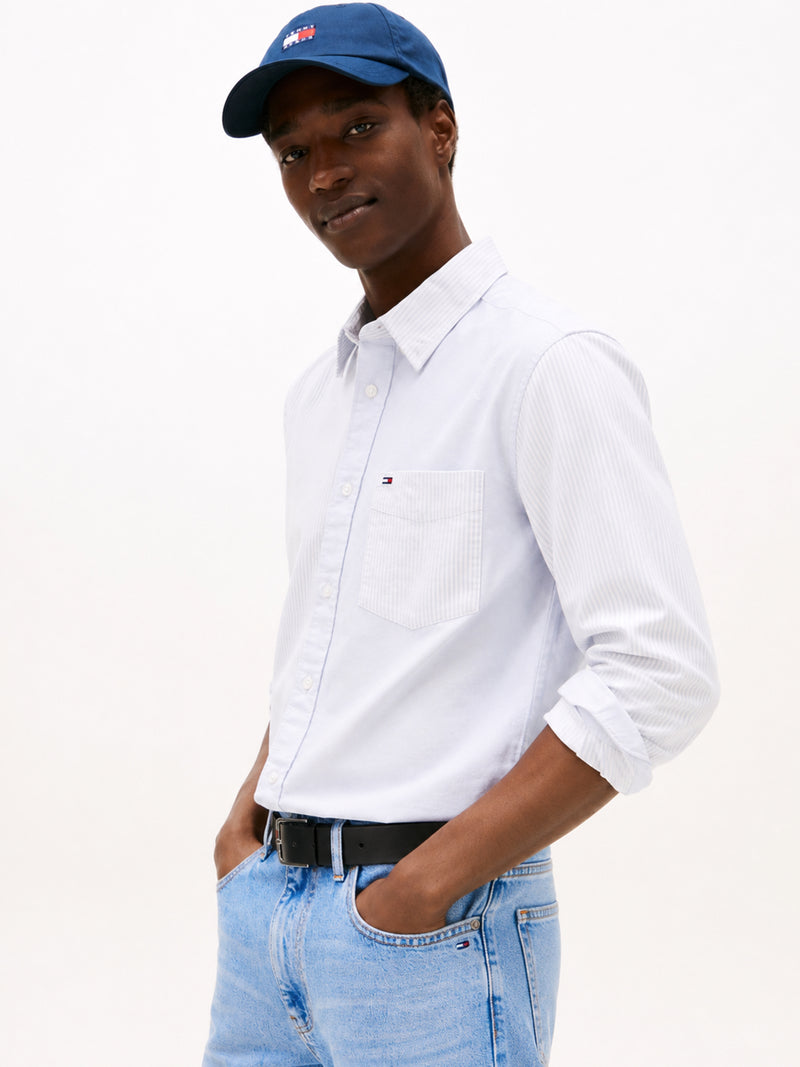 Relaxed Fit Stripe Oxford Shirt
