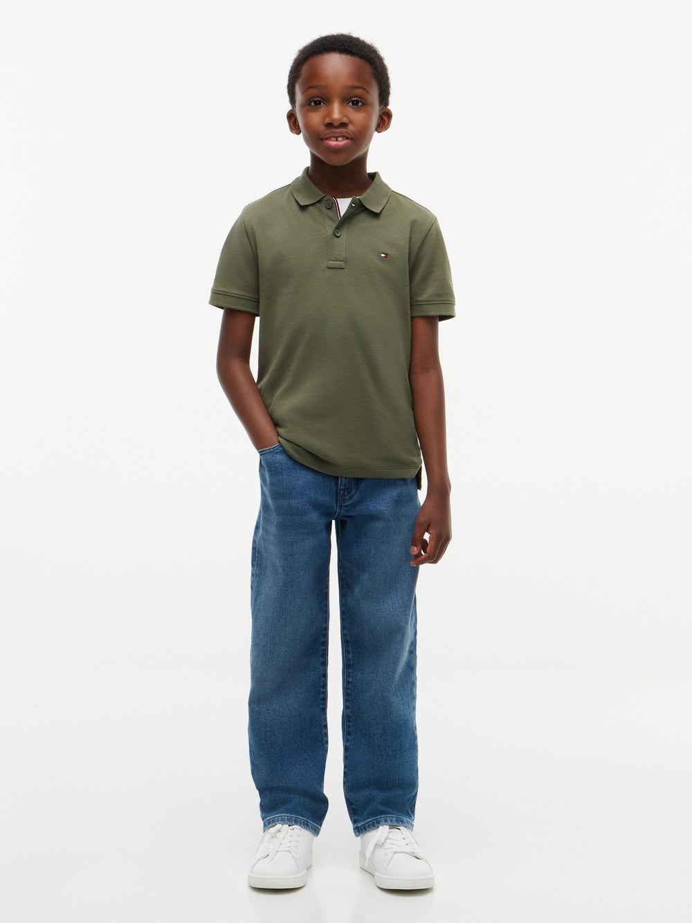 Kids Solid Polo