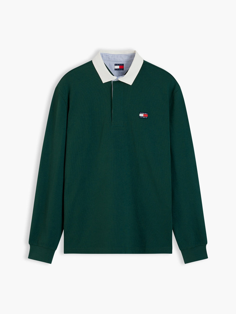 Relaxed Fit Rugby Polo
