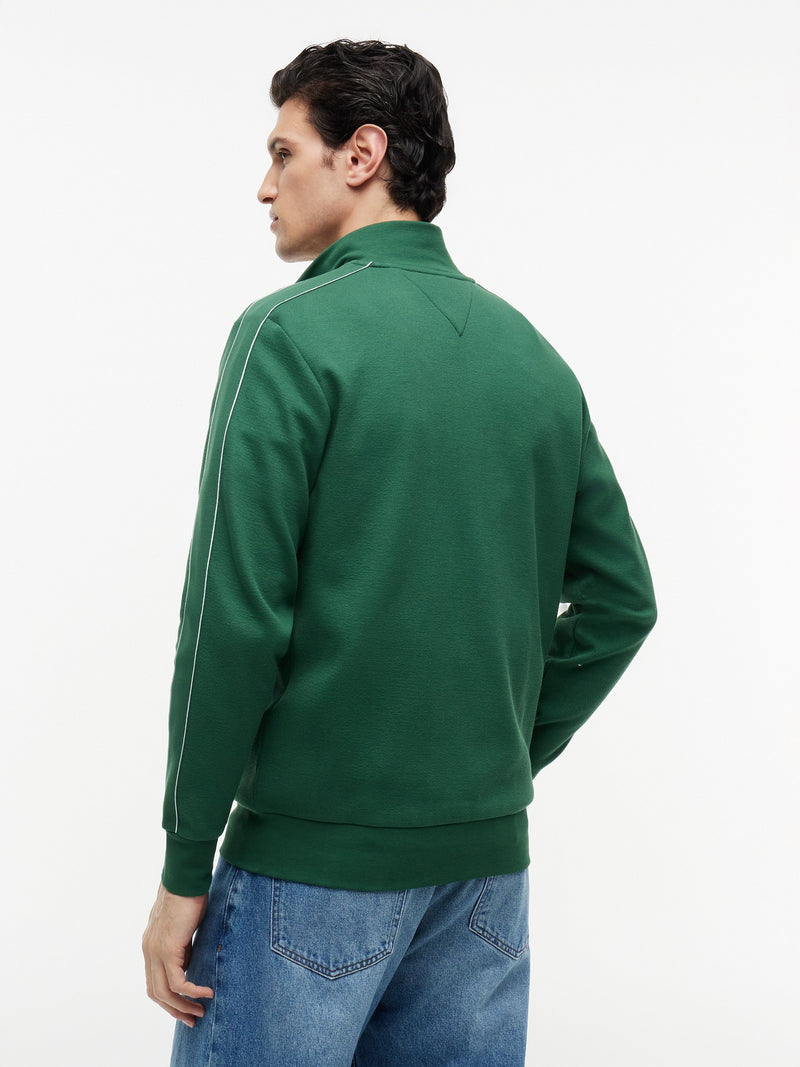 Regular Fit Zip Thru Printed Jacket