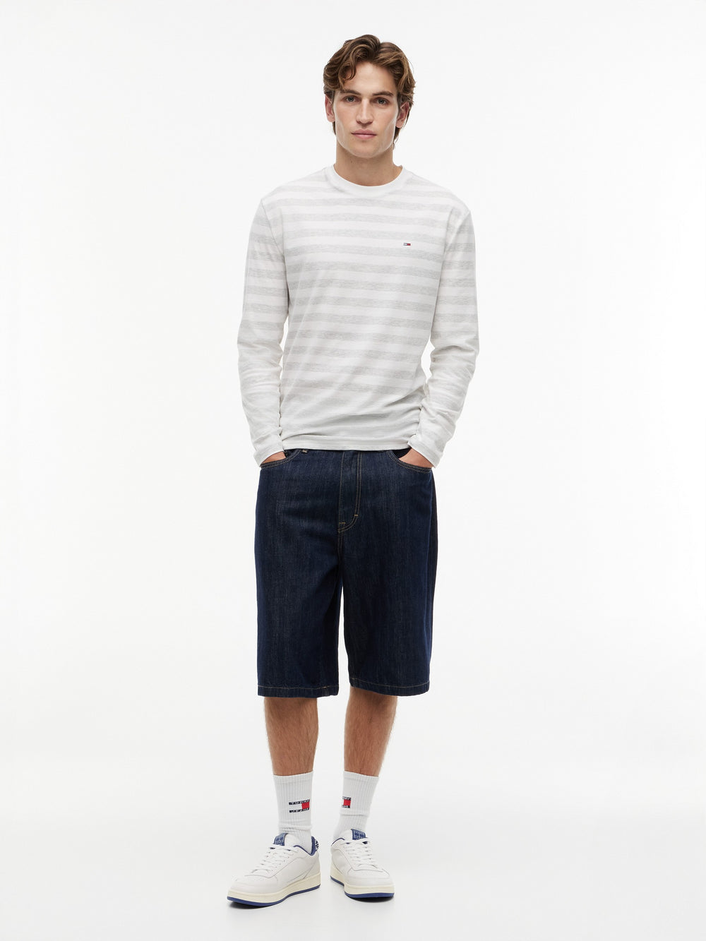 Regular Fit Stripe Long Sleeve T-Shirt