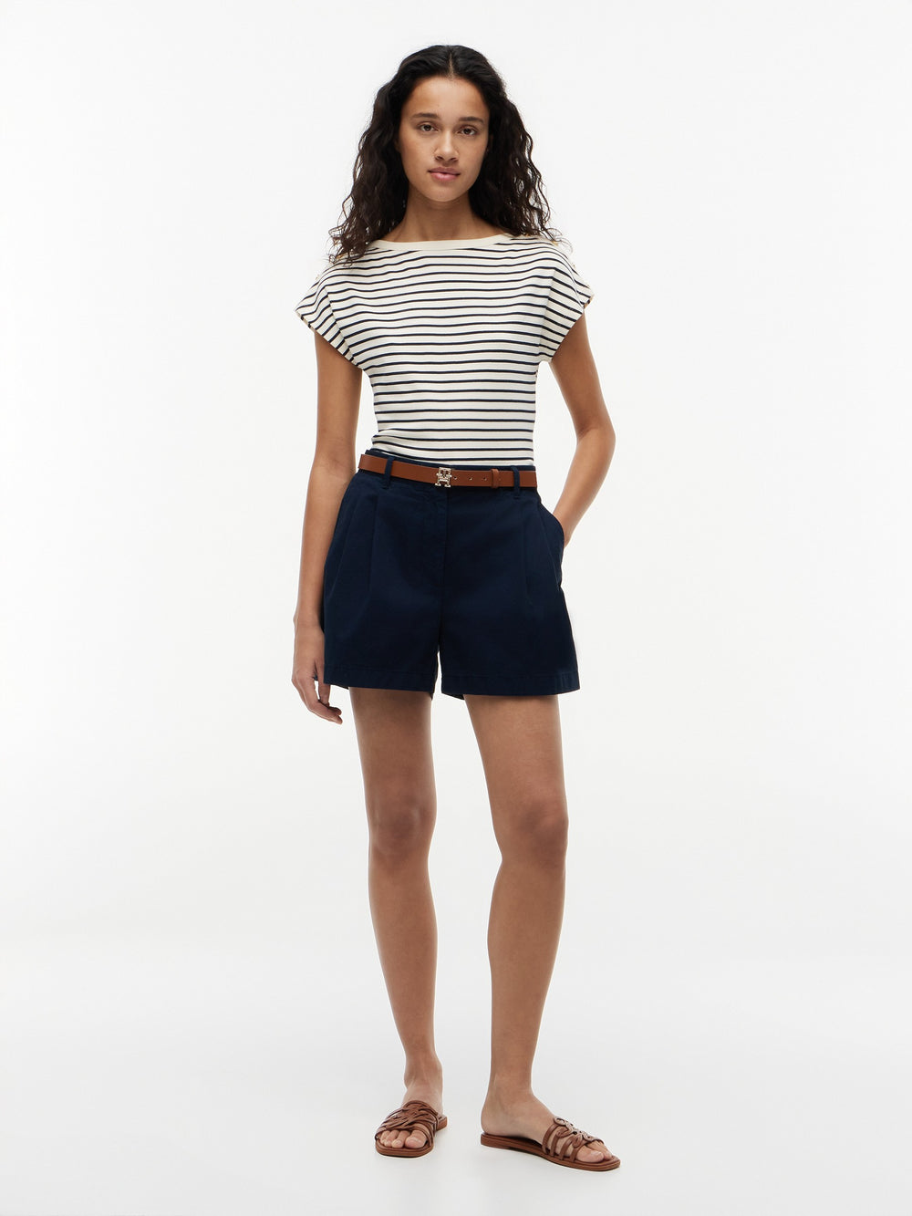 Stripe Regular Fit Half Sleeve Cody T-Shirt