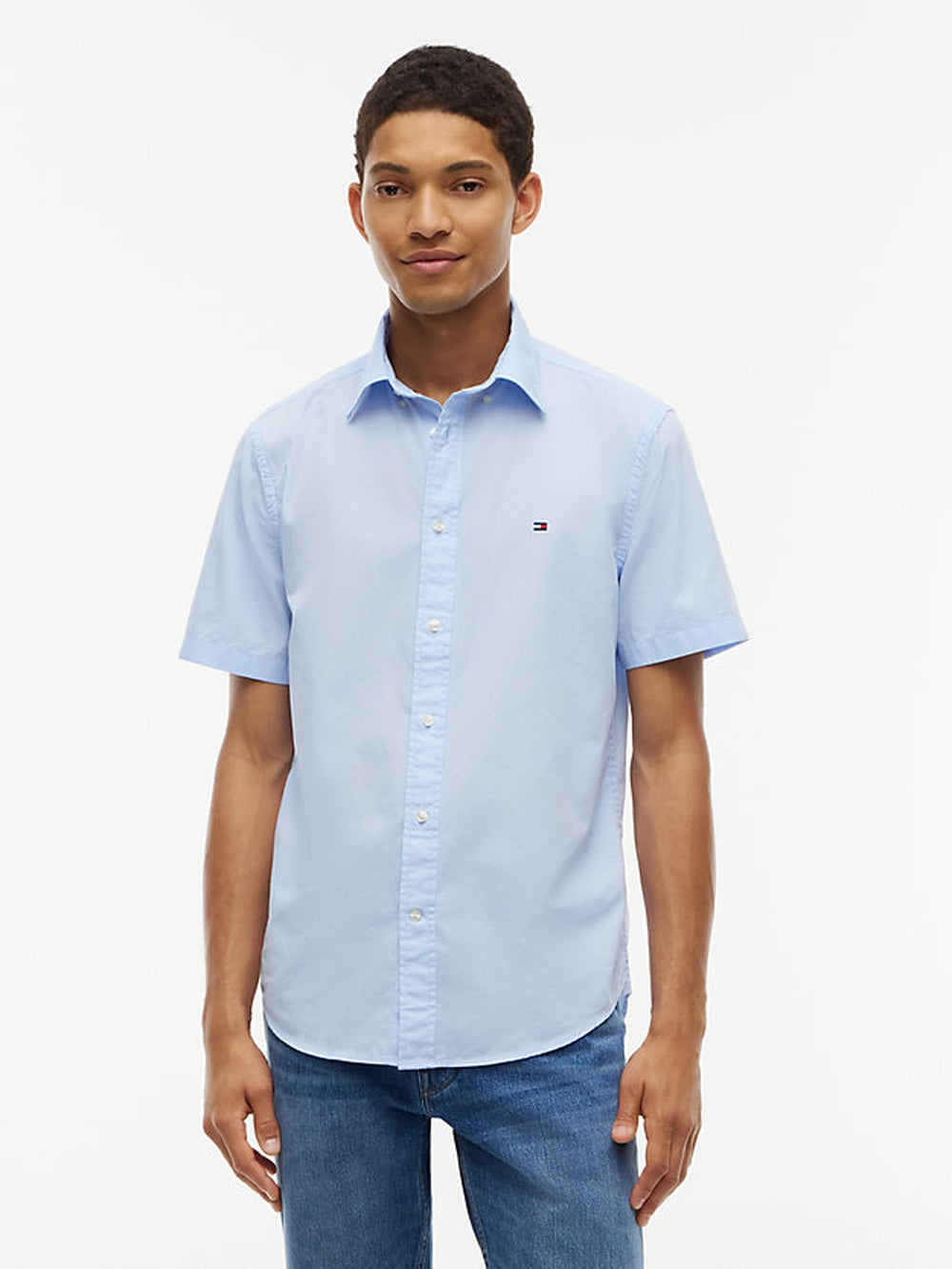 Regular Fit Poplin Solid Shirt
