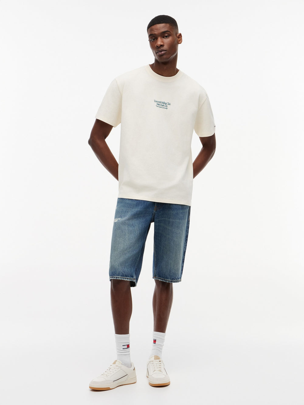 Relaxed Fit Sailboat Back Graphic T-Shirt