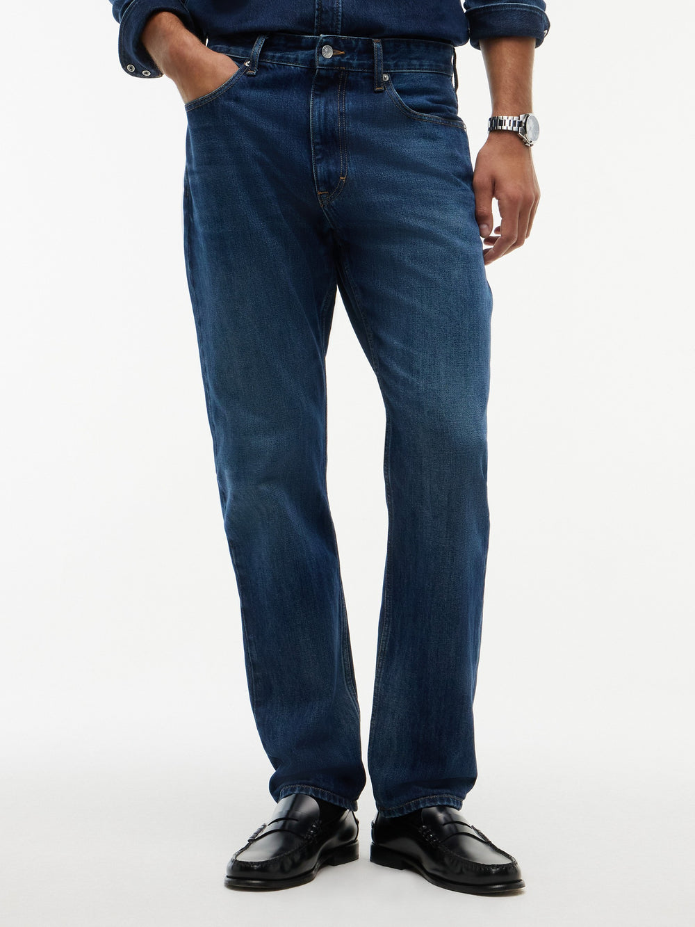 Ryan Slim Straight Dark Wash Jeans