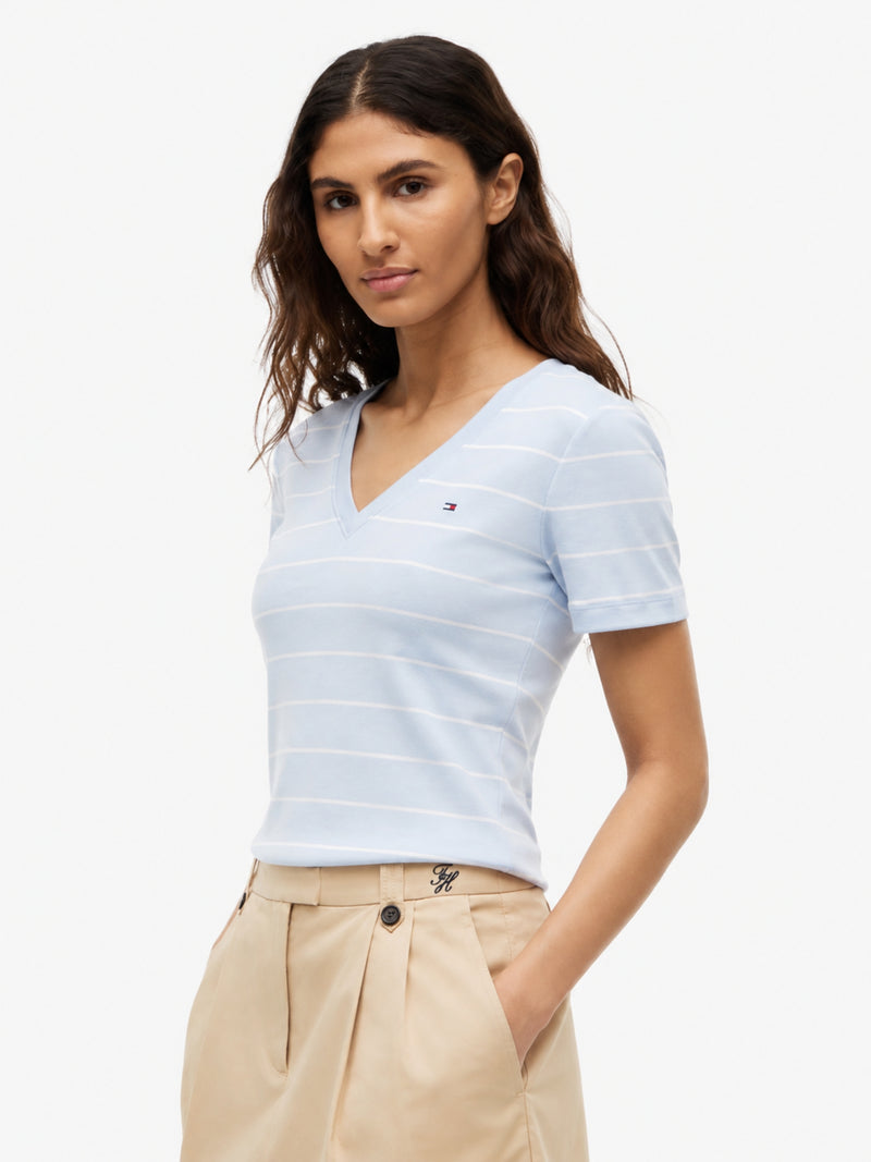 Stripe Slim Fit Half Sleeve Cody T-Shirt