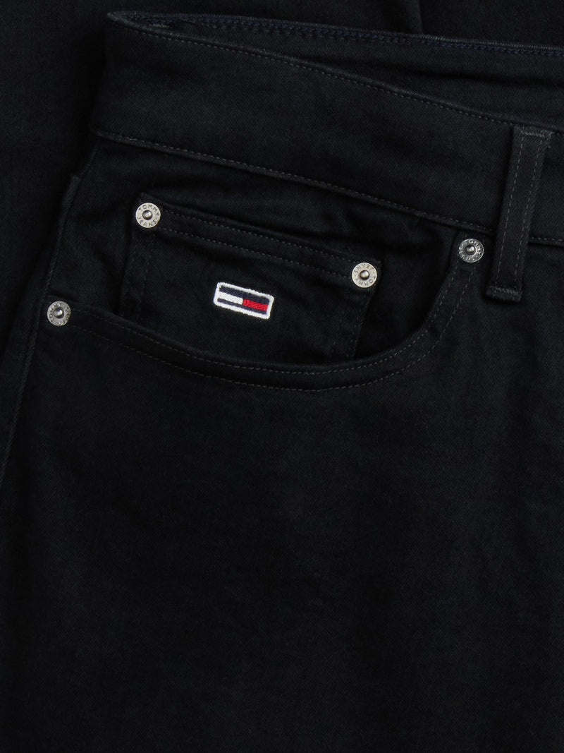 Austin Slim Tapered Clean Black Jeans