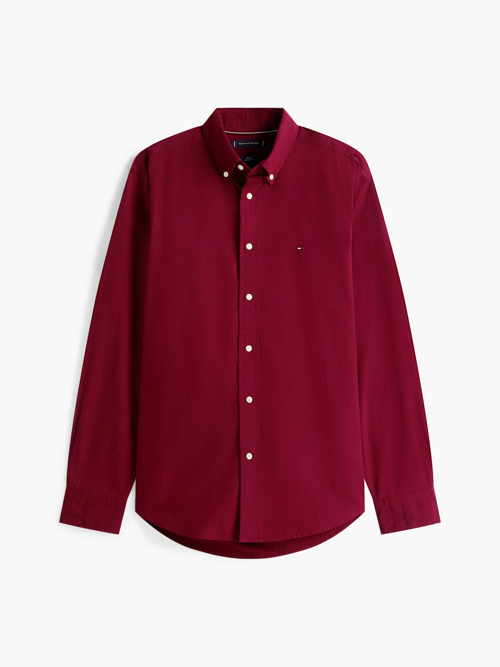Regular Fit Solid Poplin Shirt