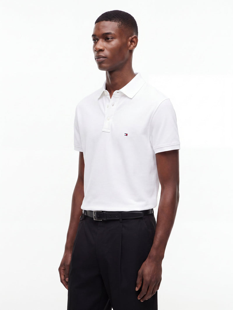 Slim Fit Solid Pique Polo