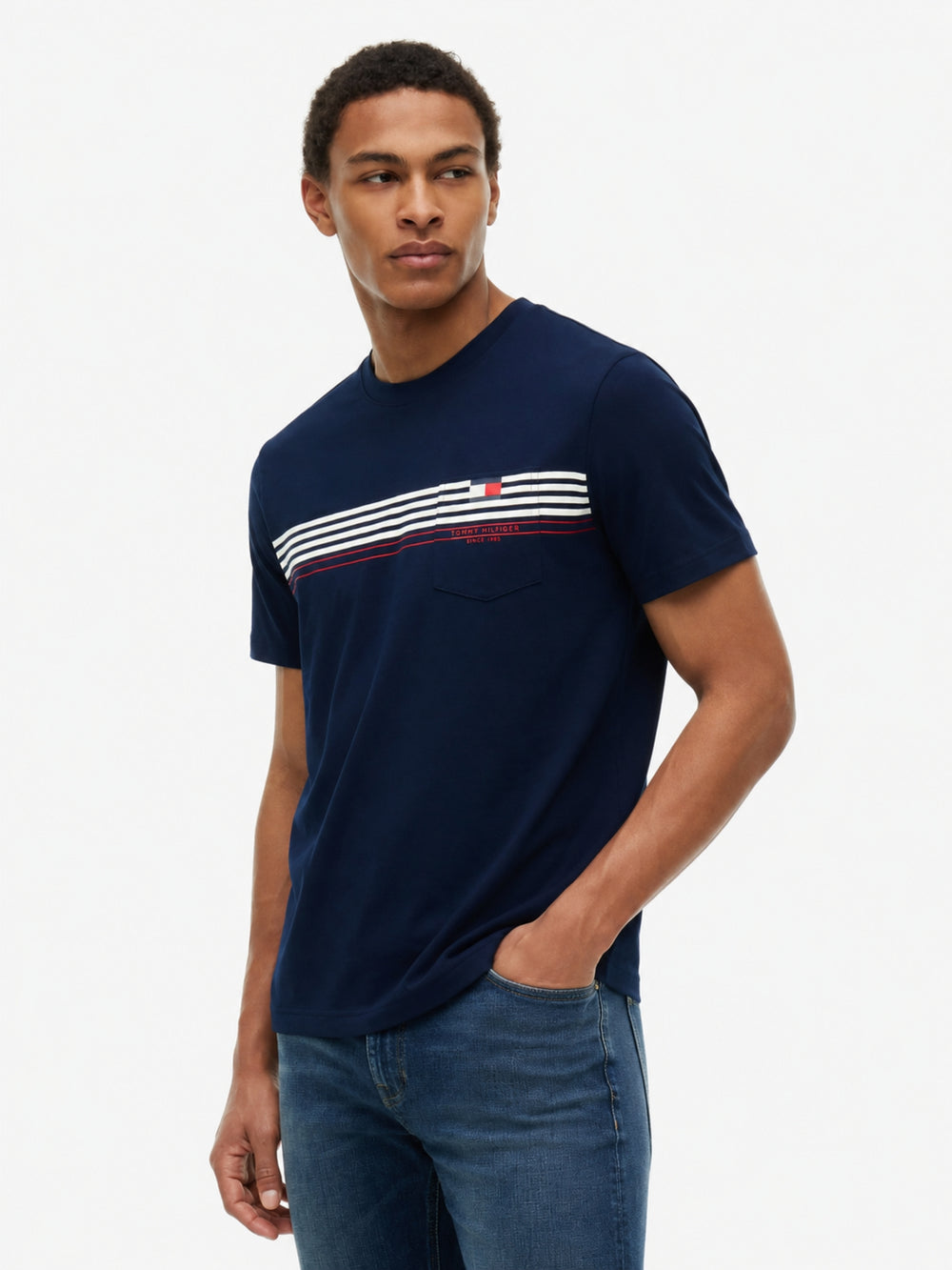 Regular Fit Striped Tshirt