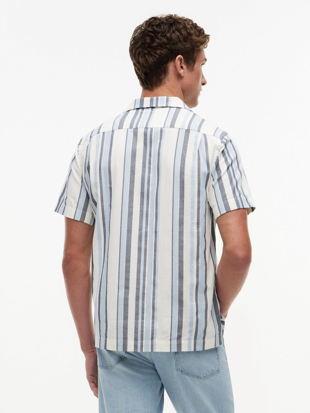 Regular Fit Stripe Dobby Shirt