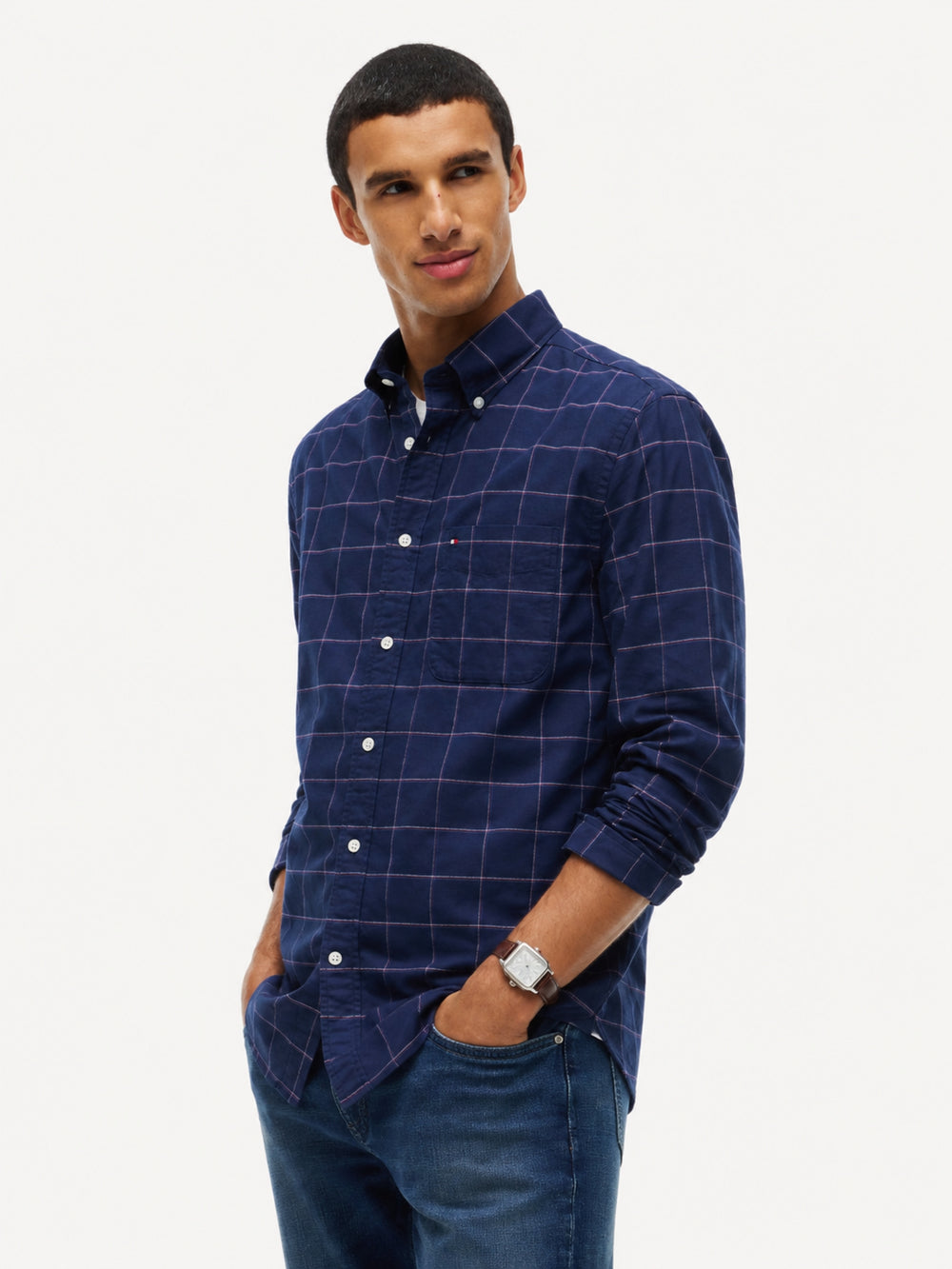 Regular Fit Check Oxford Shirt
