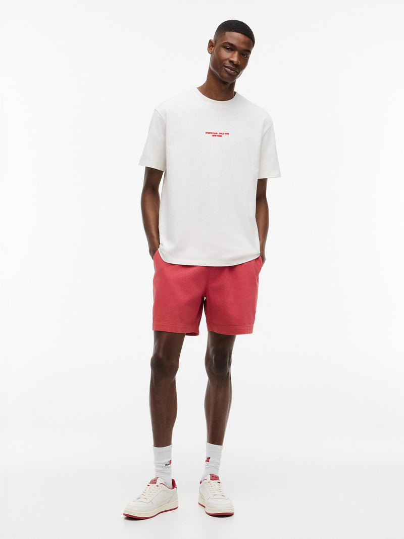 Relaxed Fit Sailboat Back Graphic T-Shirt